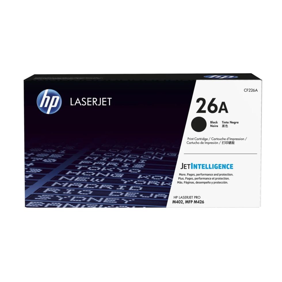 HP 26A Black LaserJet Toner Cartridge (CF226A)