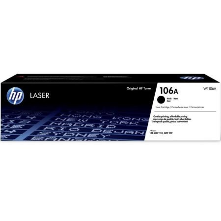Genuine HP 106A Black Laser Toner Cartridge (W1106A)