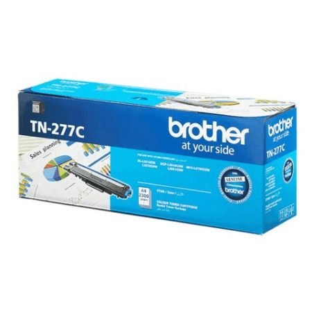 Brother TN-277C Cyan Toner Cartridge 2,300 Pages Original 84GT720C141 Single-pack
