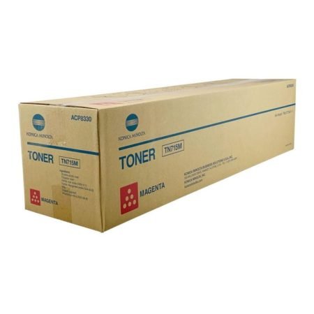 Konica Minolta TN715M Magenta Toner Cartridge 45,000 pages Original TN-715M Single-pack