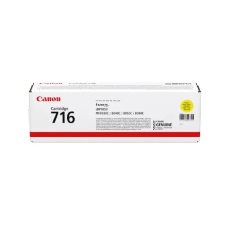 Canon 716 Original Toner Cartridges - Yellow - C716Y