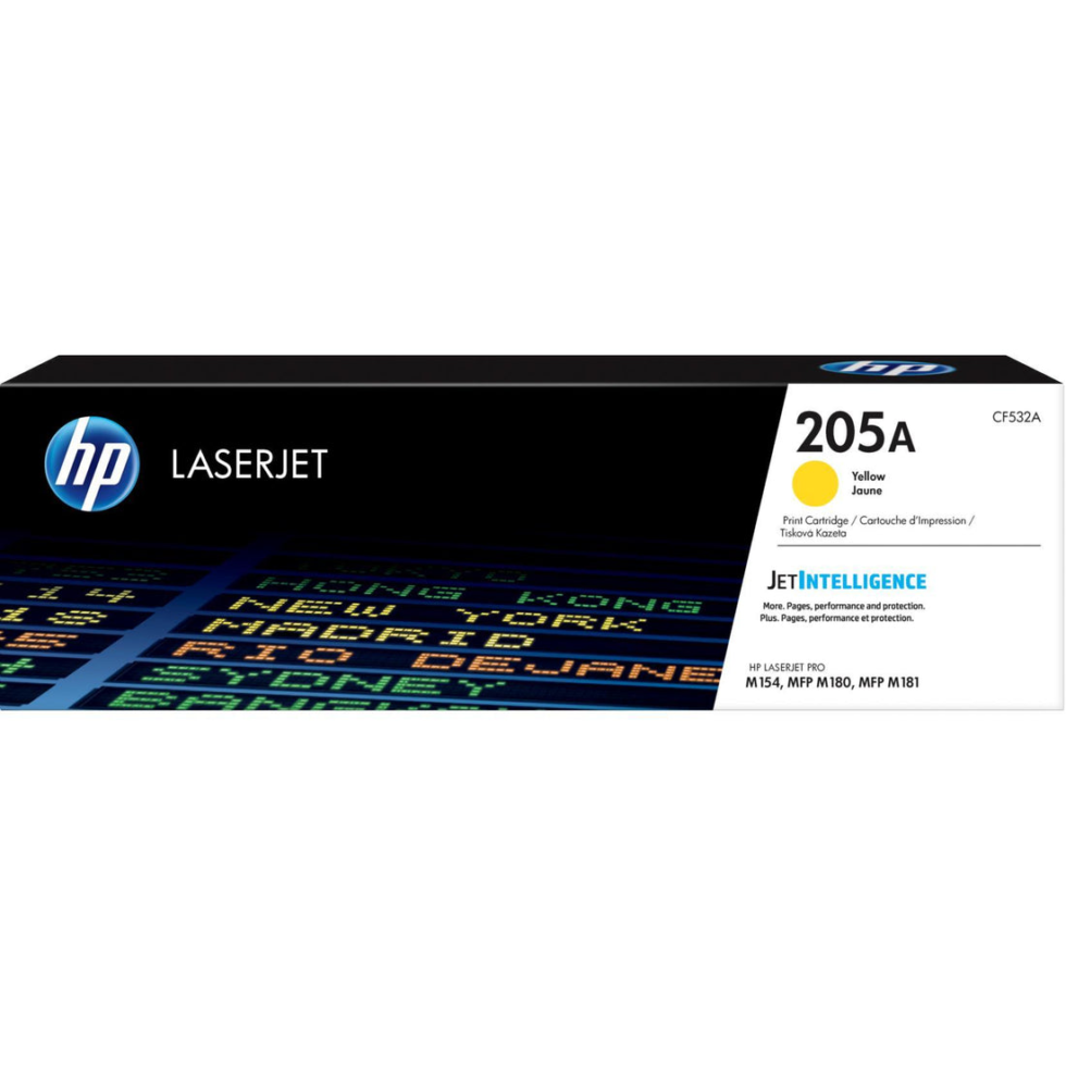HP 205A Original LaserJet Toner Cartridge - Yellow CF532A