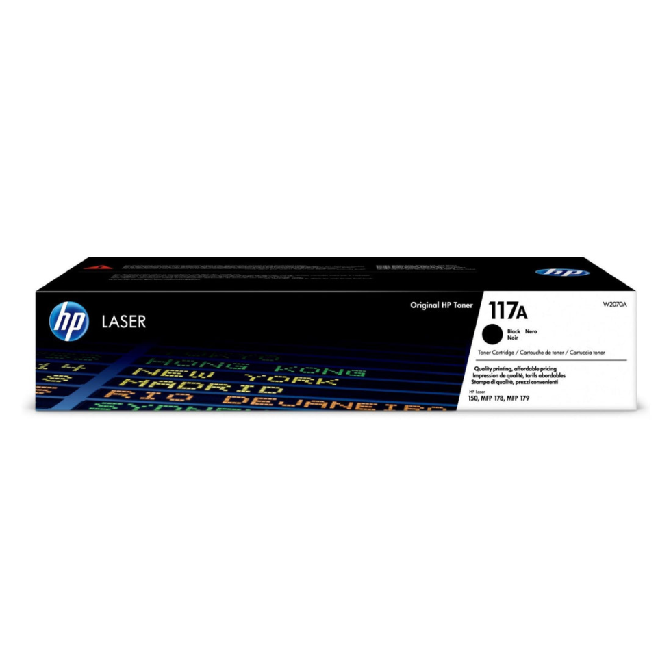 HP 117A Black Original Toner Cartridge - W2070A