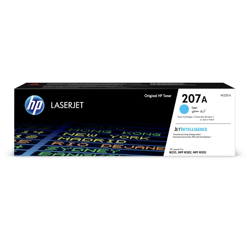 HP 207A Cyan Original Toner Cartridge - W2211A