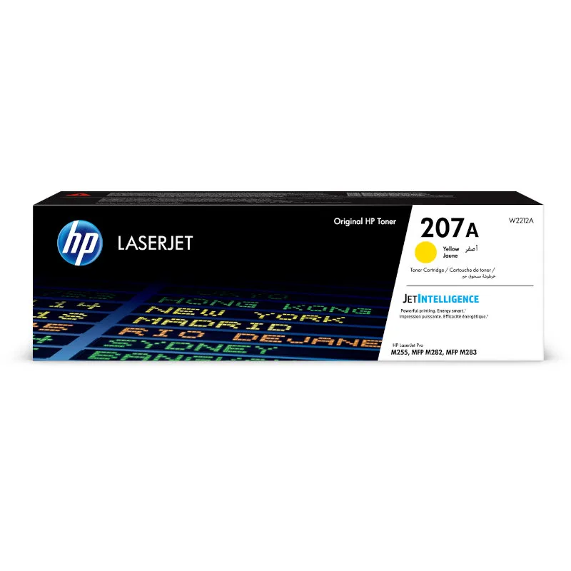 HP 207A Yellow Original Toner Cartridge - W2212A