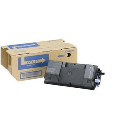KYOCERA TK-3130 Black Toner Kit Cartridge 25,000 Pages Original 1T02LV0NL0 Single-pack