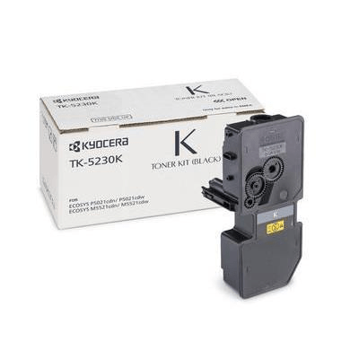 KYOCERA TK-5230K Black Toner Kit Cartridge 2,600 Pages Original 1T02R90NL0 Single-pack