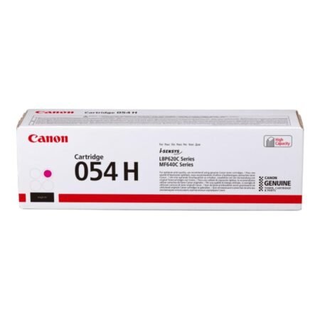 Canon 054H Magenta Toner Cartridge 2,300 Pages Original 3026C002 Single-pack
