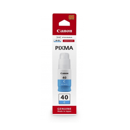 Canon GI-40 Cyan Printer Ink Bottle Original 3400C001 Single-pack