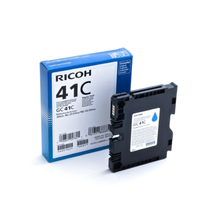 Ricoh 405762 Cyan Standard Yield Printer Ink Cartridge Original Single-pack