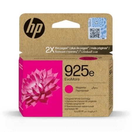 HP 925e EvoMore Magenta Printer Ink Cartridge Original 4K0W1PE Single-pack