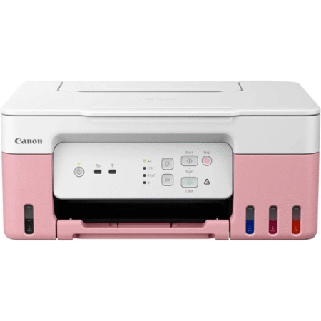 Canon Pixma G3430 MegaTank 3-in-1 Multifunction Inkjet Printer Pink 5989C029