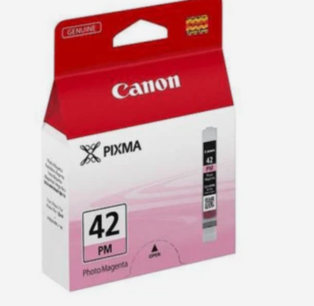 Canon CLI-42 Photo Magenta Standard Yield Printer Ink Cartridge Original 6389B001 Single-pack