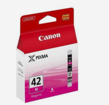 Canon CLI-42 Magenta Standard Yield Printer Ink Cartridge Original 6386B001 Single-pack