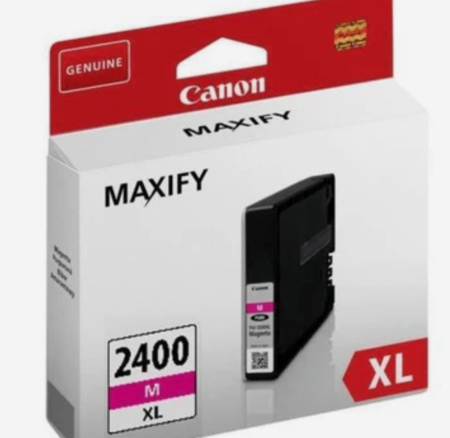 Canon PGI-2400XLM Magenta High Yield Printer Ink Cartridge Original 9275B001 Single-pack