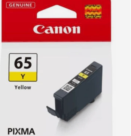 Canon CLI-65 Yellow Printer Ink Cartridge Original 4218C001 Single-pack