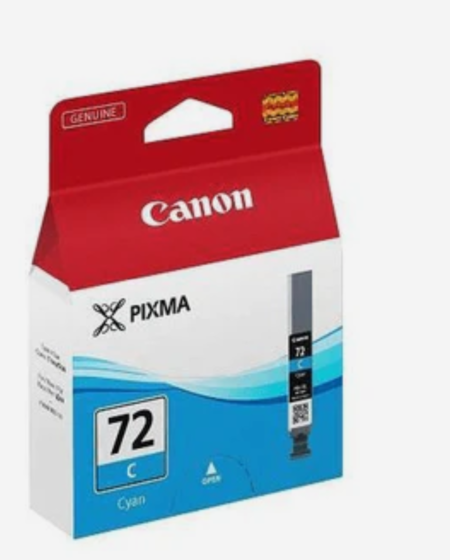 Canon PGI-72C Cyan Standard Yield Printer Ink Cartridge Original 6404B001 Single-pack