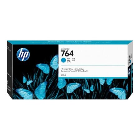 HP 764 DesignJet Cyan Standard Yield Ink Cartridge Original C1Q13A Single-pack
