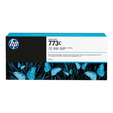 HP 773C DesignJet Light Grey Standard Yield Ink Cartridge Original C1Q44A Single-pack