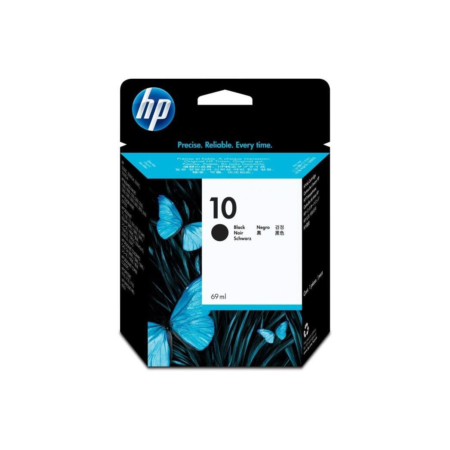 HP 10 Black Standard Yield Printer Ink Cartridge Original C4844A Single-pack