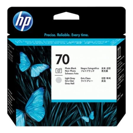 HP 70 DesignJet Photo Black and Light Grey Printhead C9407A