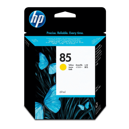HP 85 69ml DesignJet Yellow Printer Ink Cartridge Original C9427A Single-pack