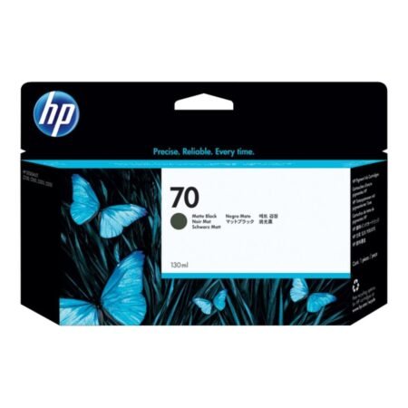 HP 70 DesignJet Matte Black Ink Cartridge Original C9448A Single-pack