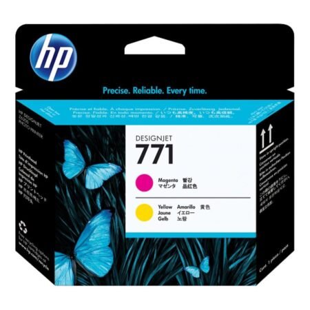 HP 771 DesignJet Magenta and Yellow Printhead CE018A