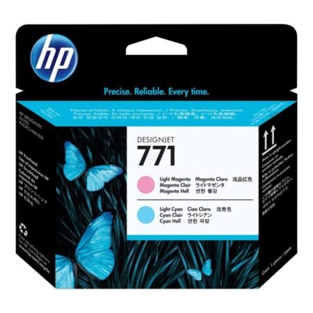 HP 771 DesignJet Light Magenta and Light Cyan Printhead CE019A
