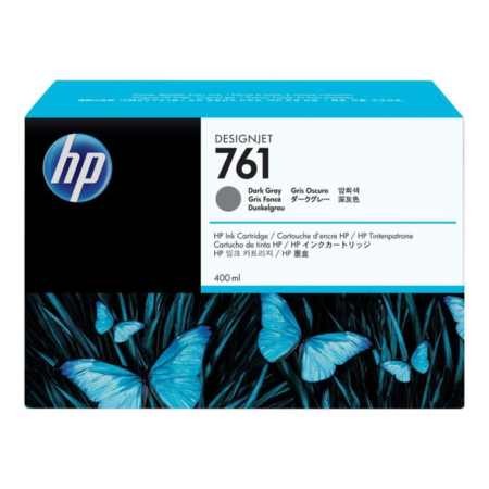 HP 761 DesignJet Dark Grey Ink Cartridge Original CM996A Single-pack