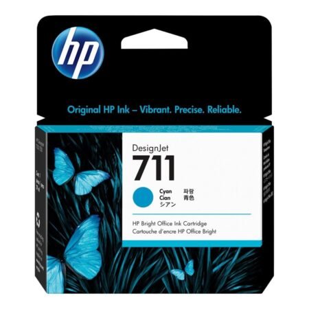 HP 711 DesignJet Cyan Ink Cartridge Original CZ130A Single-pack