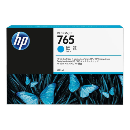 HP 765 DesignJet Cyan Standard Yield Ink Cartridge Original F9J52A Single-pack