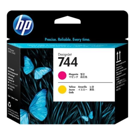 HP 744 DesignJet Magenta and Yellow Printhead F9J87A